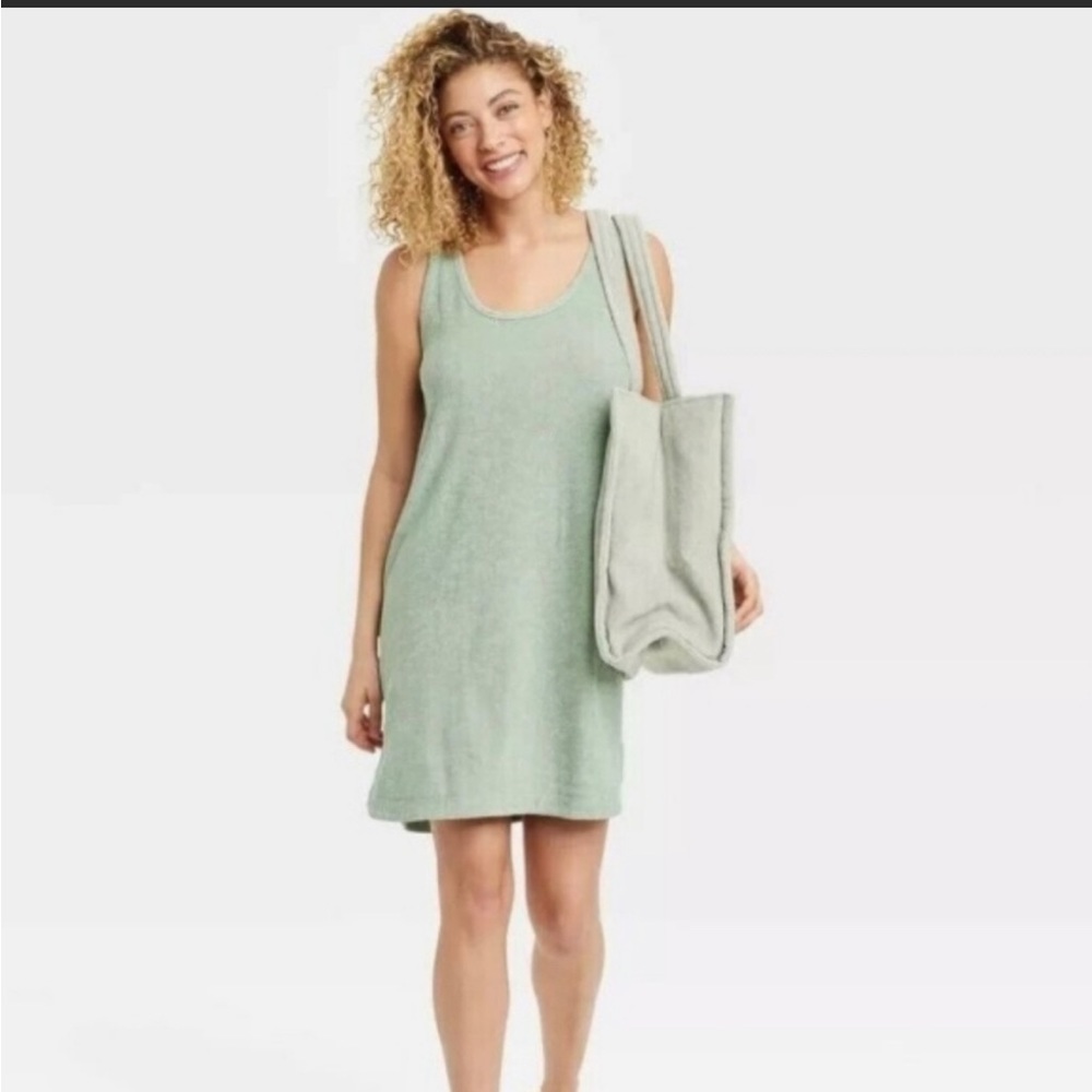 Extra large Teri tote and matching terry dress size 1X